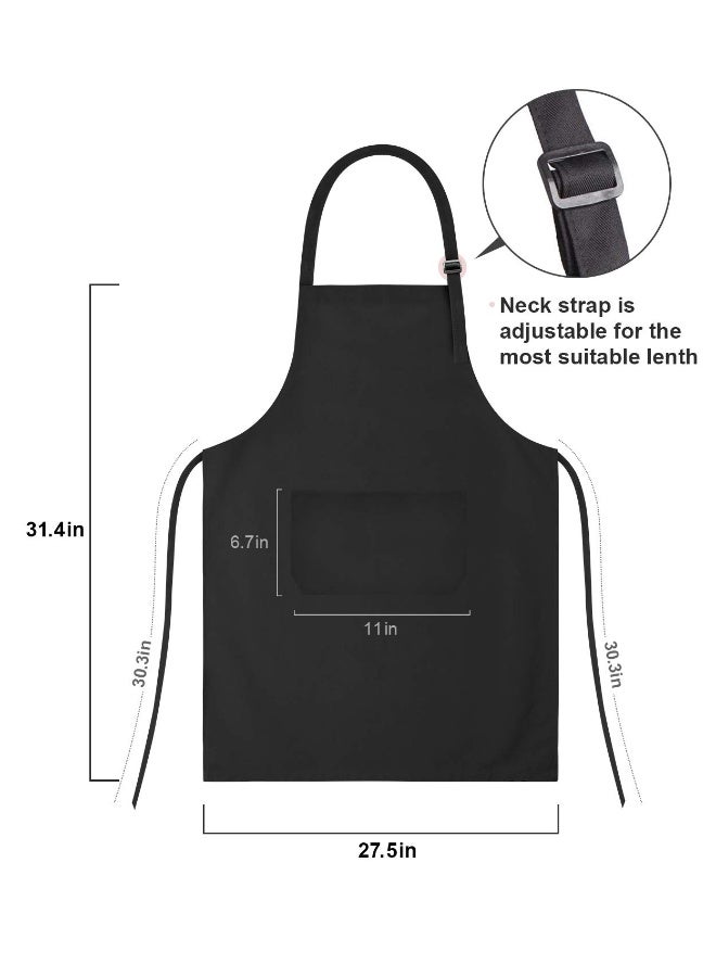 Genrics Couple Aprons for Cooking-The Boss The Real Boss Apron Set Funny Adjustable Baking Aprons His and Her Engagement Anniversary Wedding Valentines Day Bridal Shower Gift - Image 5